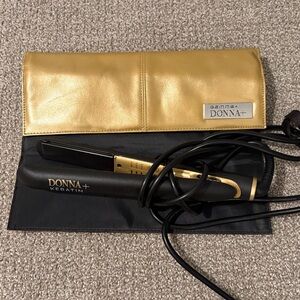 Adonna Keratin Black and Gold Hair Straightener